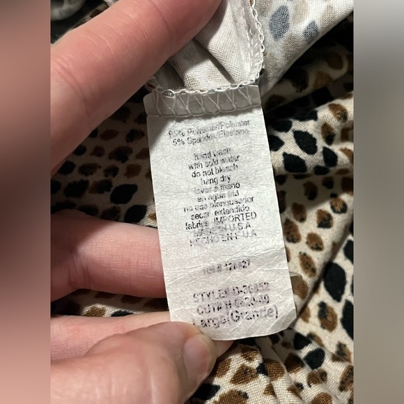 Texas True Threads Snakeskin Print Dress - Sz Women’s Large - Picture 7 of 7